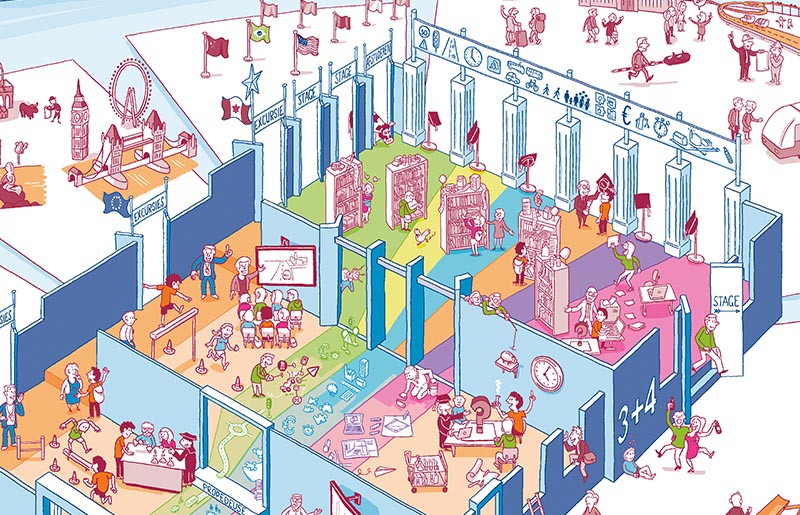 praatprent stedenbouwkundige illustrator NHTV Breda hogeschool infographic stedenbouwkunde verkeerskunde planologie internationaal